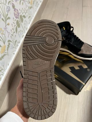 Nike Air Jordan 1 Black Brown Puestas 4 veces