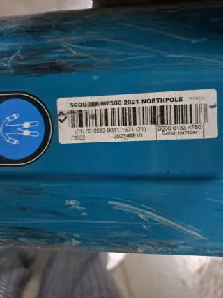 Patinete Scooter Freestyle Azul