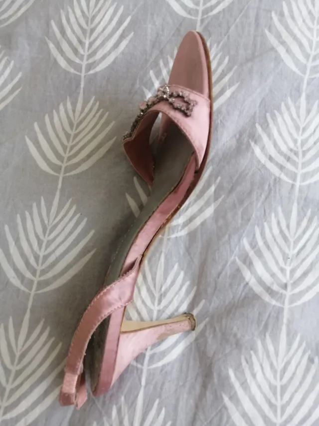 Sandalias fiesta Boch,color rosa talla 40