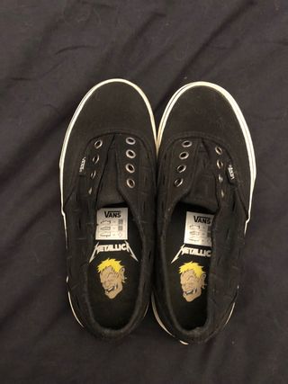 Zapatillas Vans edición Metallica Lars Ulrich