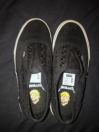 Zapatillas Vans edición Metallica Lars Ulrich