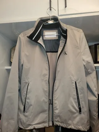 Chaqueta Calvin Klein Hombre Gris Talla XS