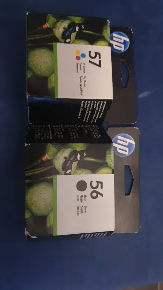 Cartuchos de tinta HP 56 y 57