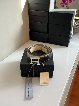 Cintura Daniele Alessandrini bicolore tg 105