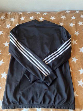Chaqueta Adidas Negra y Gris