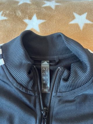 Chaqueta Adidas Negra y Gris