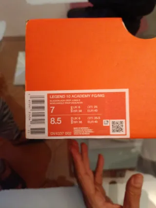 Zapatos de fútbol Nike Talla 40