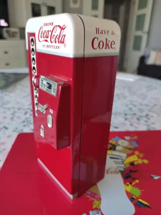 Hucha Coca Cola Máquina Refrescos