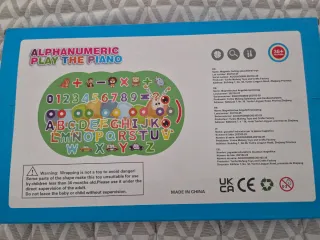 Tablero puzzle madera letras y números