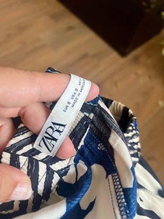 Pantalón estampado patchwork