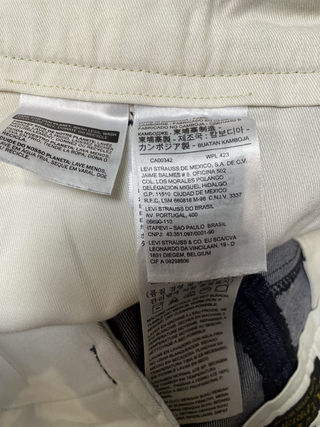 Pantalón Levis Sta-Prest Denim Custom Azul