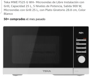Microondas Teka MWE FS25 G WH Grill