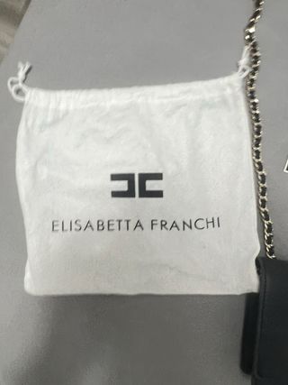 Borsa Elisabetta Franchi nera nuova con dustbag