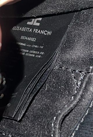 Borsa Elisabetta Franchi nera nuova con dustbag