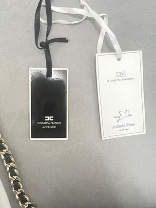 Borsa Elisabetta Franchi nera nuova con dustbag