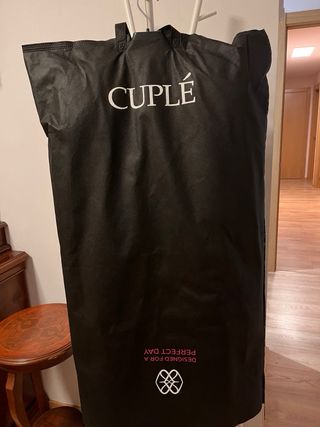 Abrigo de piel multicolor