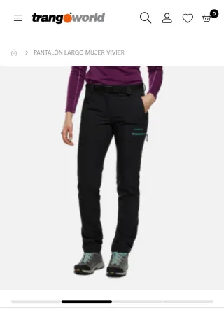 Pantalón Trangoworld Mujer Talla M