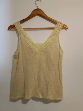 Blusa Tintoretto Beige/Amarilla