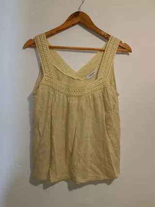 Blusa Tintoretto Beige/Amarilla
