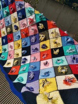 Coperta matrimoniale uncinetto