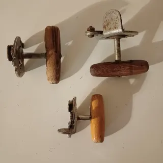 Set 3 Apriscatole Vintage Manico Legno