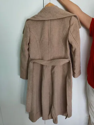 Abrigo paño mujer Zara Talla M