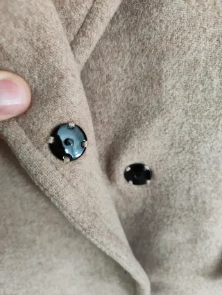 Abrigo paño mujer Zara Talla M