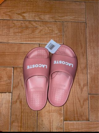Chanclas Lacoste rosas mujer