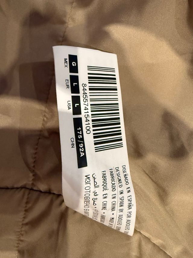 Chaquetón Adolfo Domínguez Azul Talla L