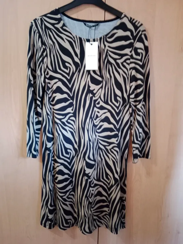 Vestido Stradivarius Animal Print