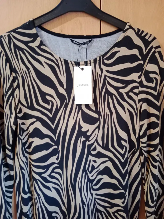 Vestido Stradivarius Animal Print