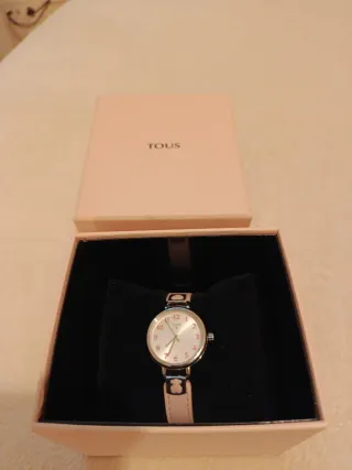 Reloj Tous niña rosa y plateado