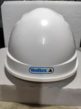 Casco de obra blanco