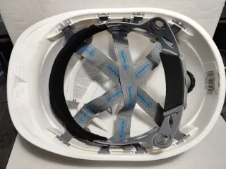 Casco de obra blanco