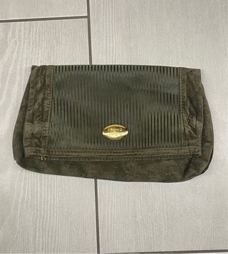 Pochette Franco e Nadia in velluto verde