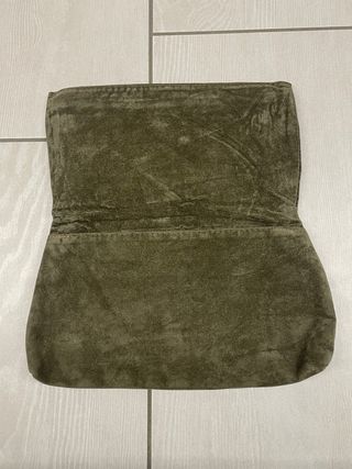 Pochette Franco e Nadia in velluto verde