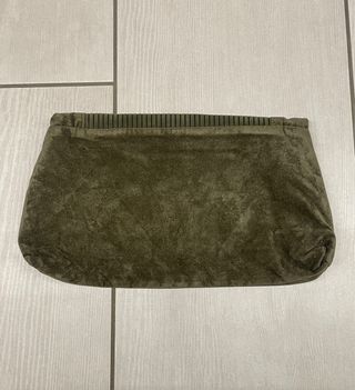 Pochette Franco e Nadia in velluto verde