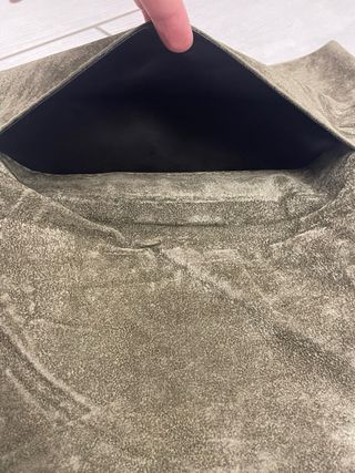 Pochette Franco e Nadia in velluto verde