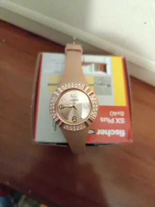 Reloj Calypso Mujer Rosa y Dorado