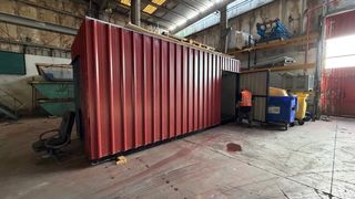 Caseta de chapa metálica