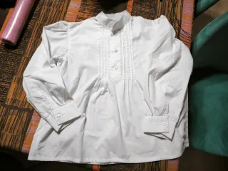 Camisa fallero niño blanca. Talla 6
