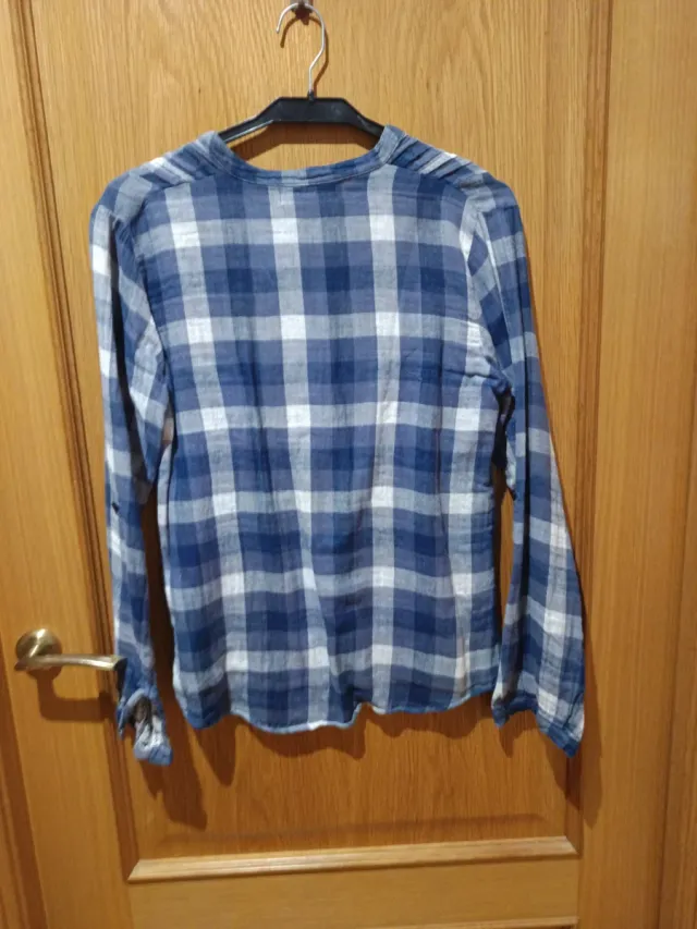 Camisa Amichi cuadros azules talla M