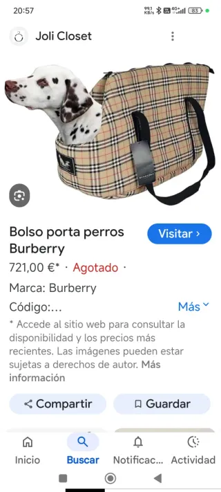 Bolso de viaje para perros Buckberry
