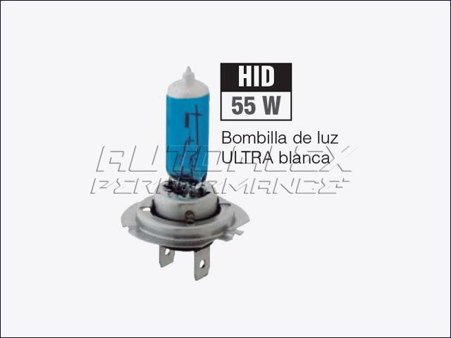 Bombillas H7 55W HID Ultra Blanca