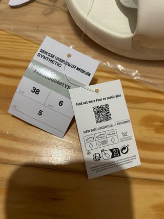 Chanclas Lacoste Blancas