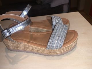 Sandalias Plataforma Tacón Talla 38