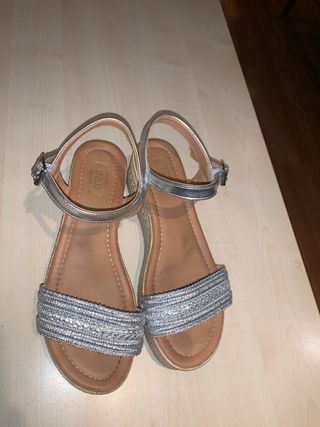Sandalias Plataforma Tacón Talla 38