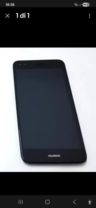 Display Frame Huawei Y6 Pro 2017 Nero