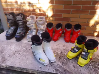 Botas de esquí adultos y niño