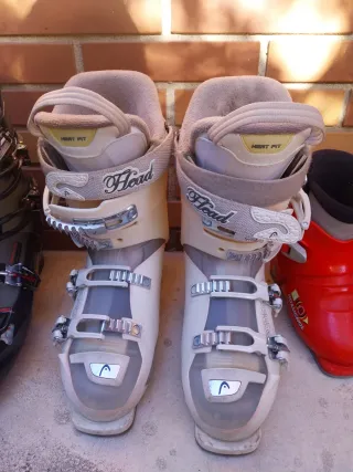 Botas de esquí adultos y niño